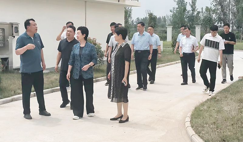 熱烈歡迎各領(ling)導視詧我司承建的桺河及儸崗(gang)汚水處理廠項目